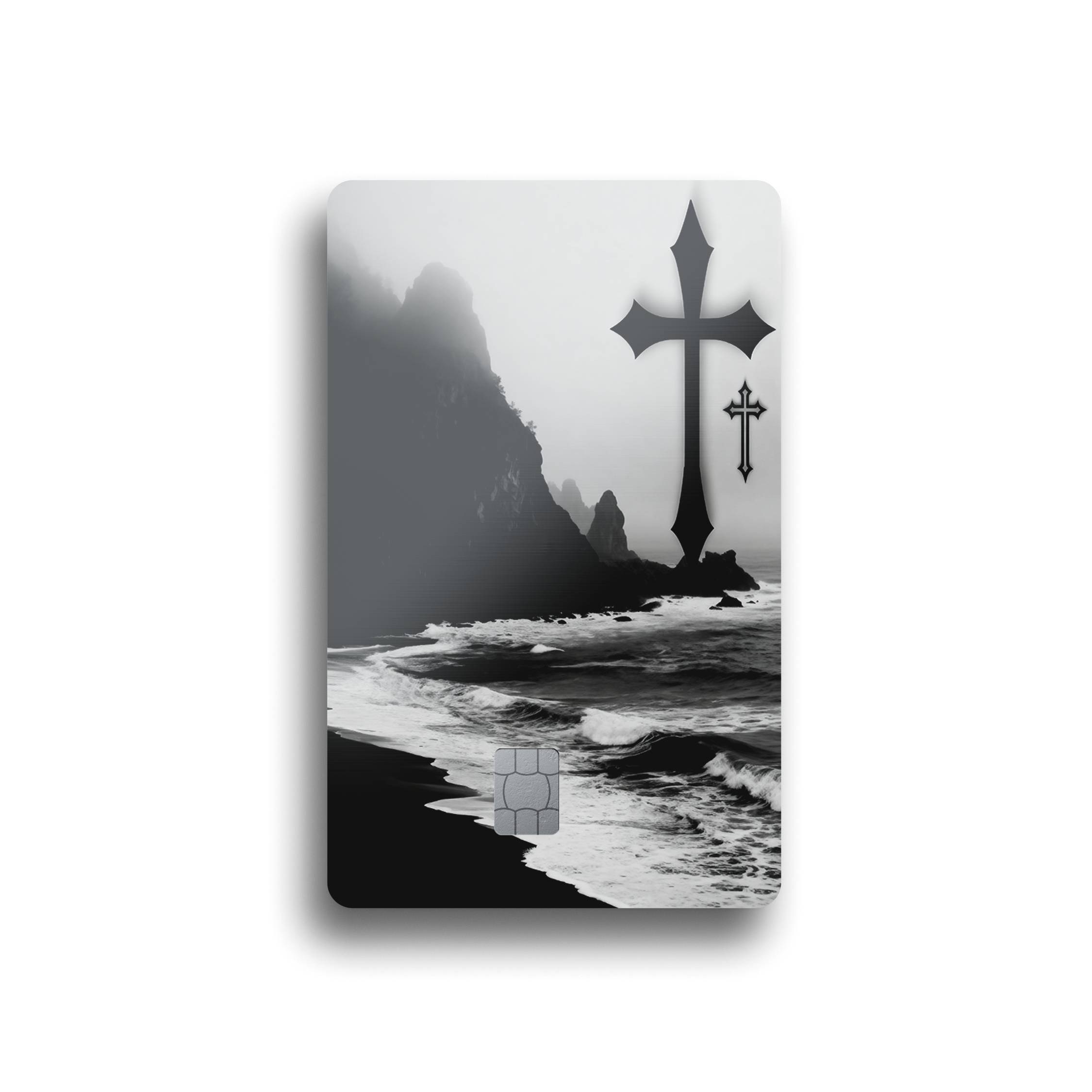 Gothic Ocean Cross Card Skin